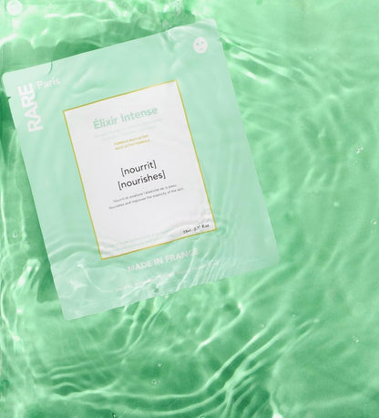 RARE Paris Élixir Intense: Nourishing Facial Sheet Mask – Hydration & Brightening (5 Pack)