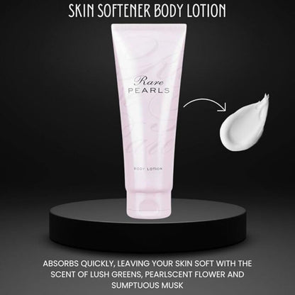 Rare Pearls Perfumed Skin Softener Body Lotion 2-Piece Set – 4.23 Fl oz Each | Deep Hydration & All-Day Fragrance