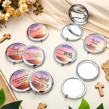RattanView 18-Piece Bible Verse Compact Mirrors for Women