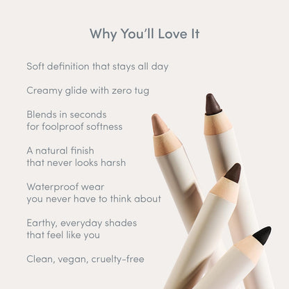 Ravie Beauty Drift Eyeliner Pencil – Soft Definition, Longwear, Waterproof, Vegan