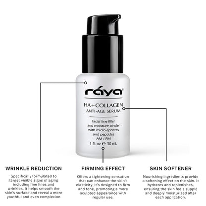 Raya HA + Collagen Serum (502) | Premium Anti-Aging Face Serum