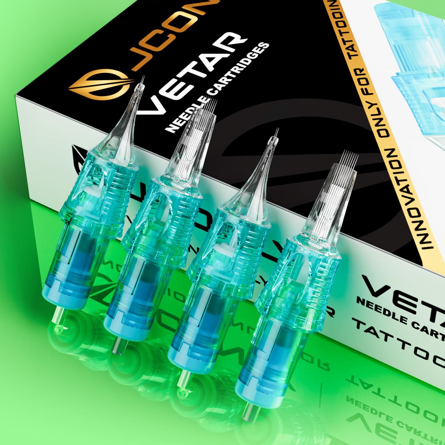 Rayyl VETAR 1015CML Round Liner #10 Cartridges – 20Pcs Standard Tattoo Needles