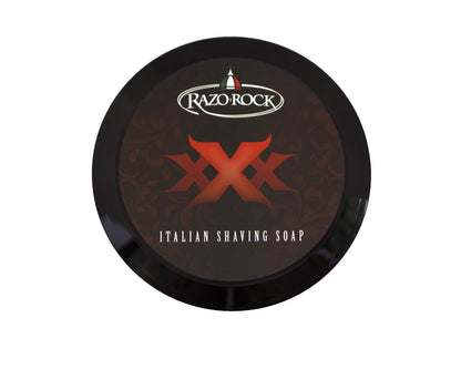RazoRock XXX Italian Shaving Soap – Handcrafted Shave Soap for Men (5 fl oz)