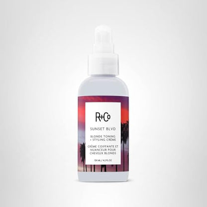 R+Co Sunset Blvd Blonde Toning Crème – Hydrating Toning for Blonde & Gray Hair | Vegan & Cruelty-Free | 4.2 oz
