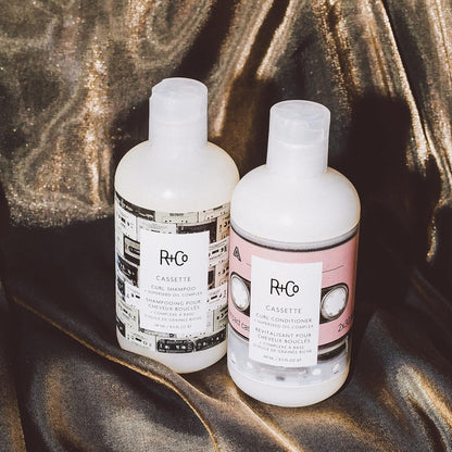 R+Co Cassette Curl Shampoo & Conditioner Set + Superseed Oil Complex | Define Curls, Tame Frizz & Add Shine | Vegan + Cruelty-Free | 8.5oz (Pack of 2)