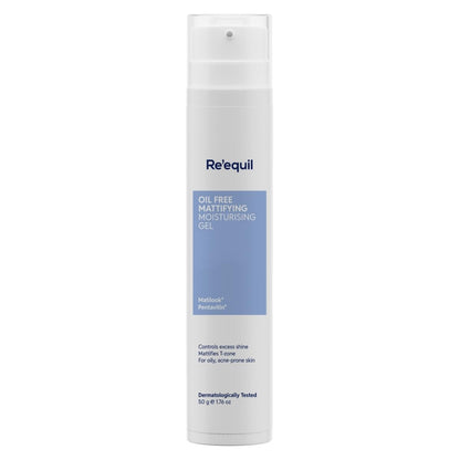 RE' EQUIL Oil Free Mattifying Moisturiser – Matte Finish, Pore Refining, 50g