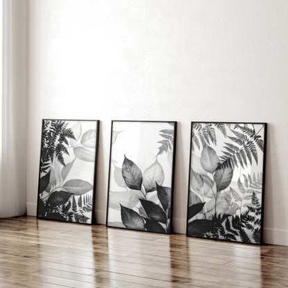 Reception Decoration | Set of 3 Botanical Wall art Prints