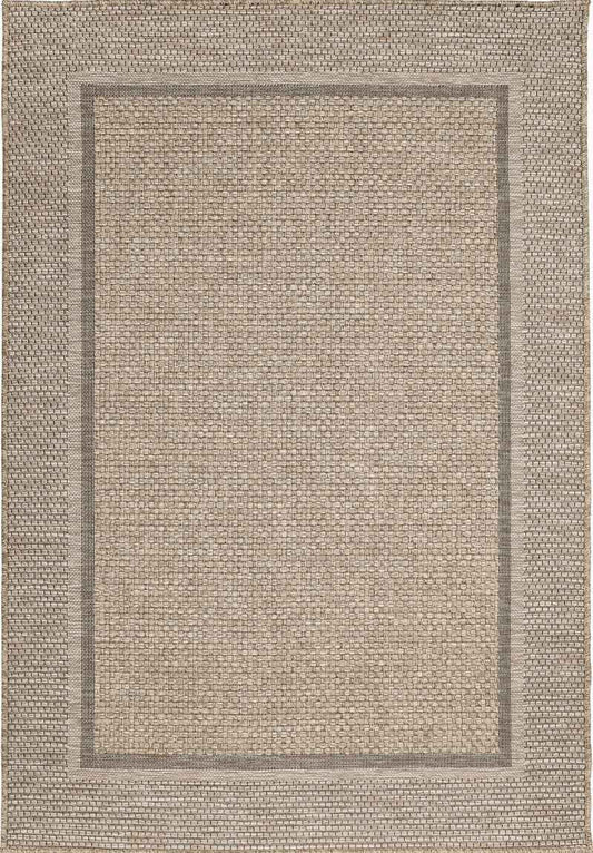 Summer Latte Border Rug – Indoor/Outdoor