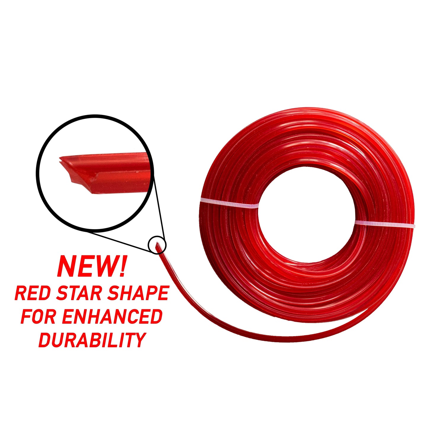 Strimmer Line Red Star 2mm x 15m DIY Tool Accessory Home and Garden Use