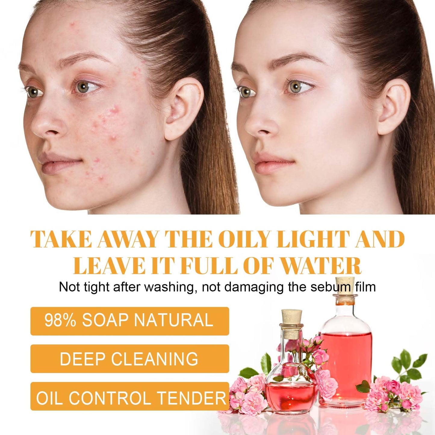 Reepic Cosmer Turmeric Facial Cleanser – Deep Cleansing Foaming Wash (2 Pcs)