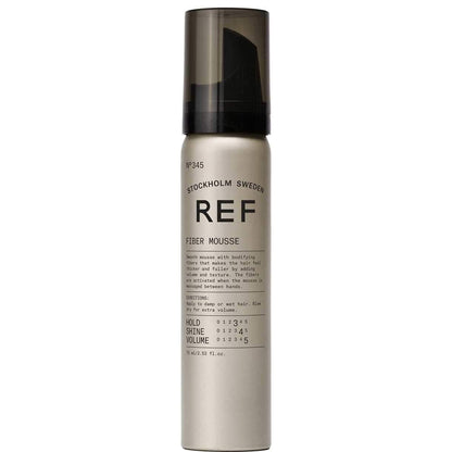 REF Reference 345 Fiber Mousse – 2.53 oz | Bodifying Mousse for Volume and Texture