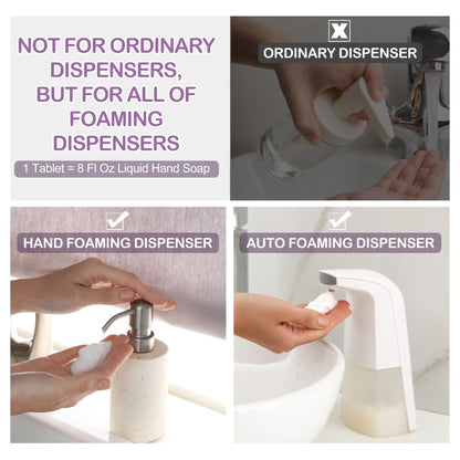 Refill Route Foaming Hand Soap Refills — 12×8 oz Lavender, Plant-Based & Vegan