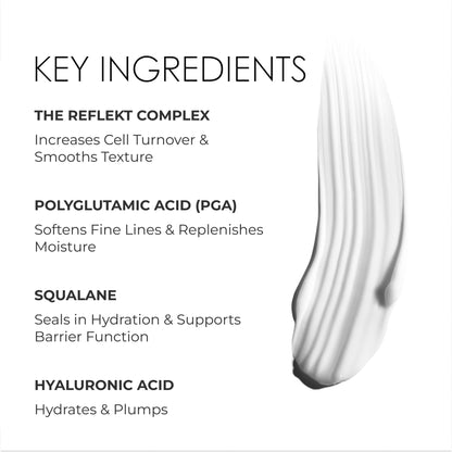 REFLEKT 3 Power Peptide Sculpting Face Cream – PGA, Hyaluronic Acid & Squalane | Clean Vegan