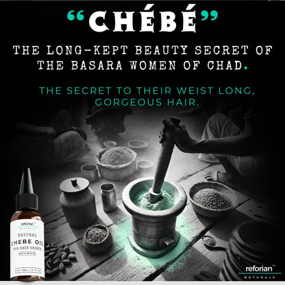 REFORIAN Chebe Oil with Biotin for Hair Growth – Organic African Chebe Oil