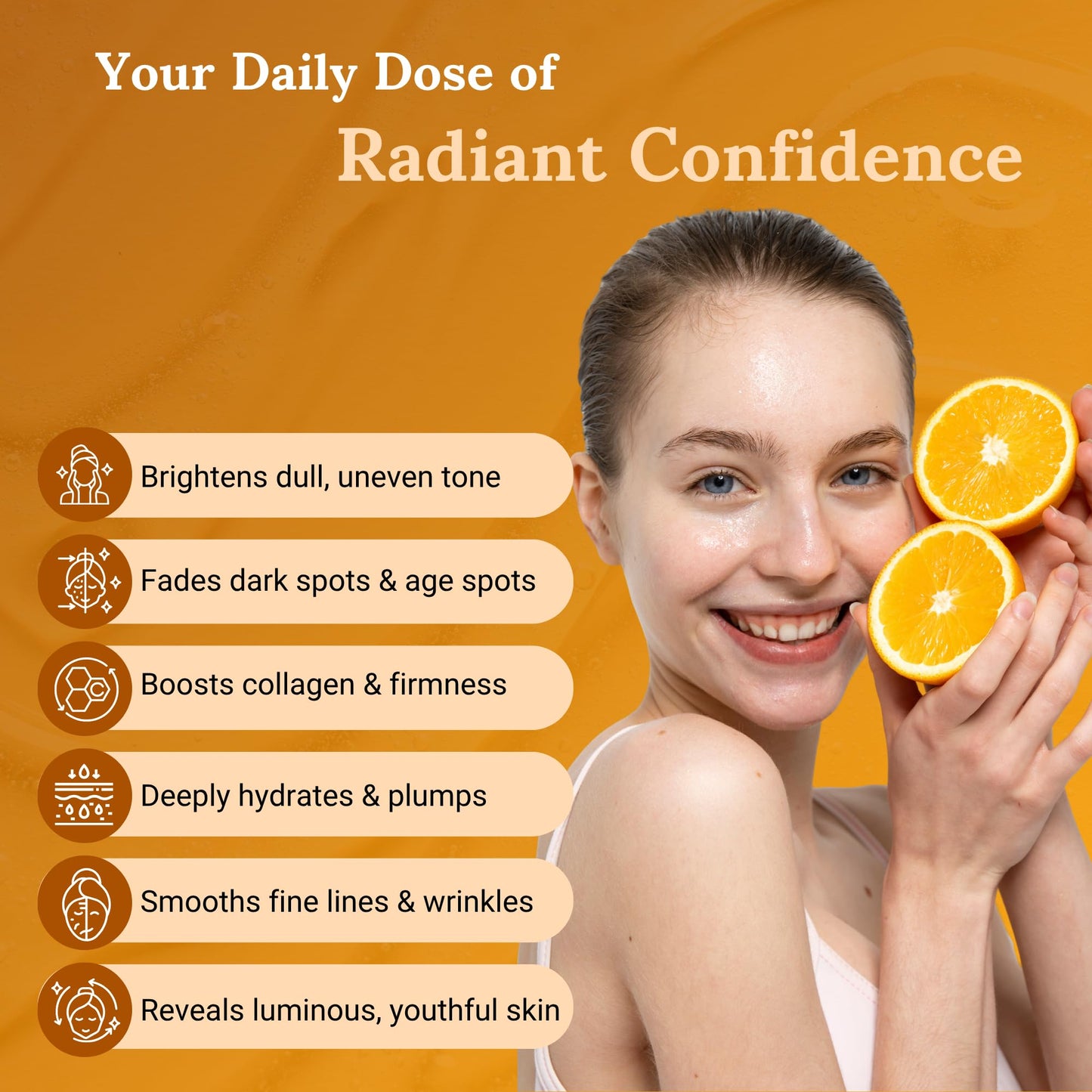 Rejalla Vitamin C Serum – 10% Vitamin C, Hyaluronic Acid, Niacinamide, 1 oz