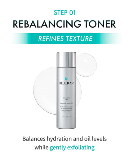 REJURAN Total Aesthetic Set c-PDRN – Salmon DNA Skincare Kit for Hydration, Firming & Radiant Glass Skin