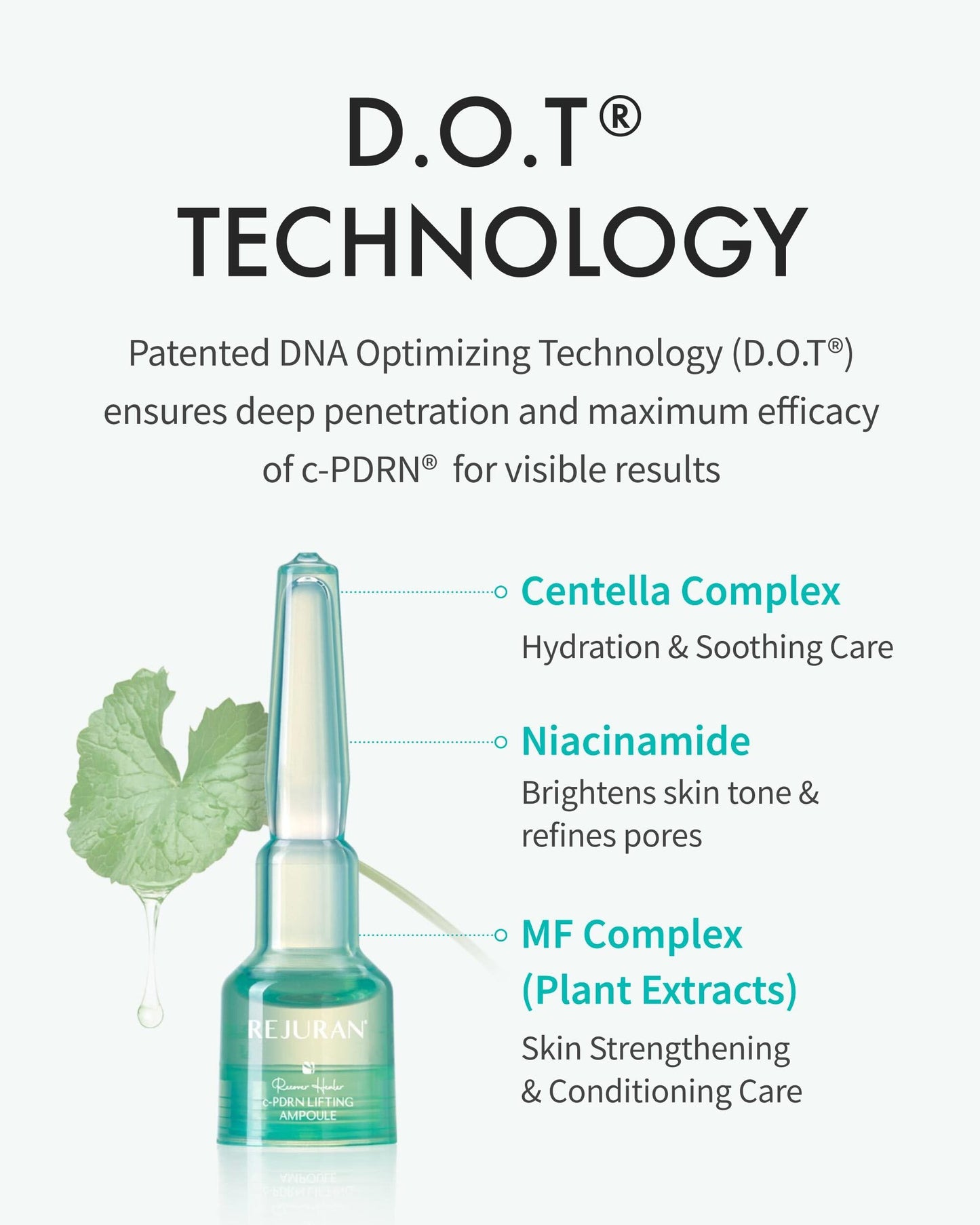 REJURAN Recover c-PDRN Lifting Ampoule – High-Concentration PDRN Serum for Hydration & Gentle Elasticity