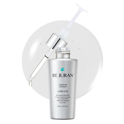 REJURAN Turnover Ampoule C-PDRN [Larger Size] – Salmon DNA Serum for Hydration, Firming & Radiant Glow | Korean Skincare
