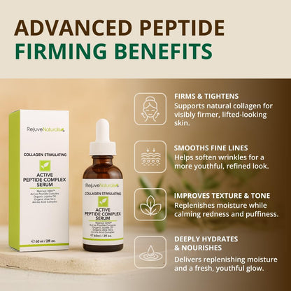 RejuveNaturals Peptide Complex Serum with Matrixyl 3000 – 2 oz