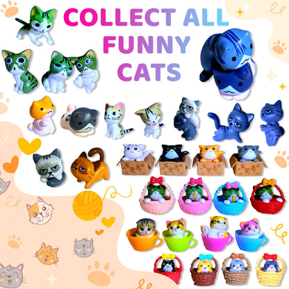 Relaxcation Bath Bombs for Kids Set with Toys Inside – Cat Theme