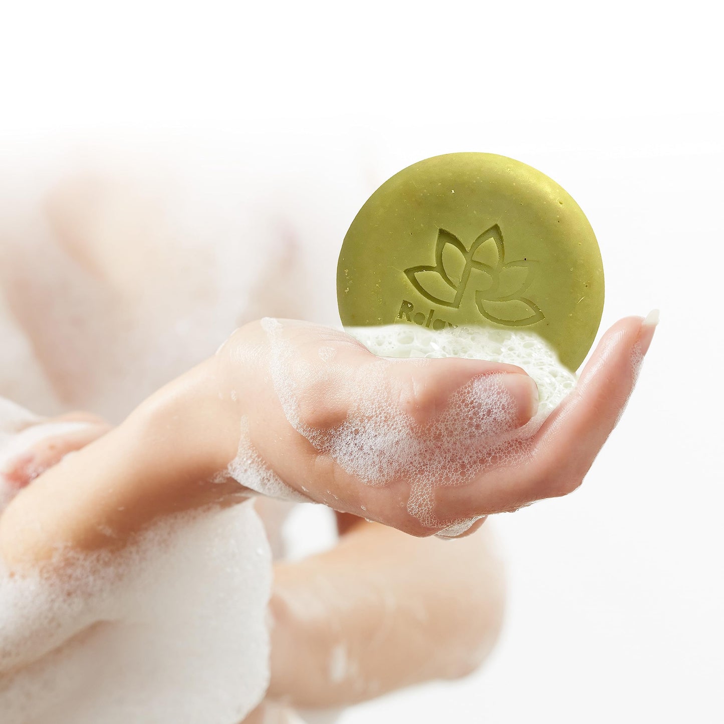 Relaxcation Olive Soap Bar – MADE IN USA, Organic Olive Oil & Leaves (3-Pack)
