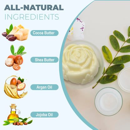Relaxcation Organic Conditioner Bar for Damaged Hair – Unscented, Handmade in USA