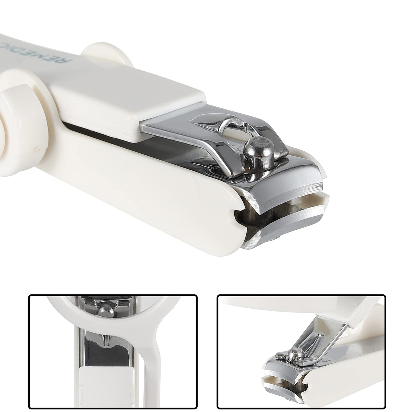 Remedic Extra Large Nail Clippers with Magnifier – Arthritis-Friendly Grip
