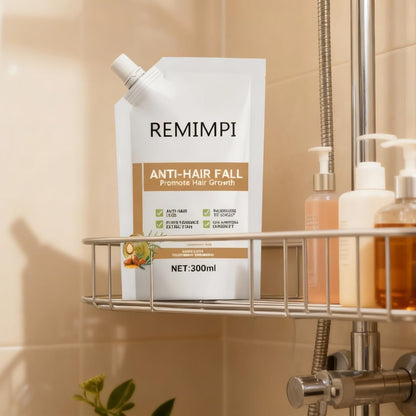 Remimpi Anti Hair Loss Shampoo | Strengthen, Cleanse & Support Hair Growth for All Hair Types