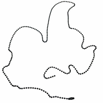 Replacement 30" Colour Coated Steel Chain - U.S.A Ball 2.4mm Bead with connector (1 - 10 Pack)