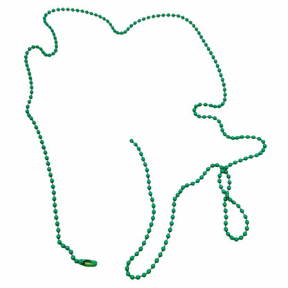 Replacement 30" Colour Coated Steel Chain - U.S.A Ball 2.4mm Bead with connector (1 - 10 Pack)