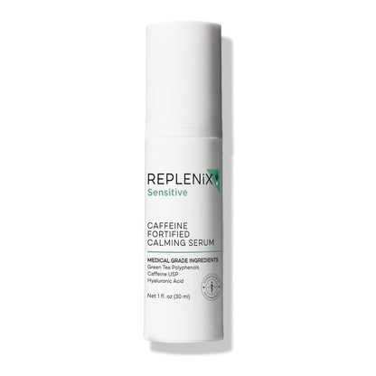 Replenix Medical-Grade Caffeine Fortified Calming Serum with Hyaluronic Acid for Sensitive Skin | 1 Fl. Oz