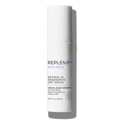 Replenix Retinol 5X Regenerate Dry Serum – Fast-Absorbing Anti-Aging for Mature Skin
