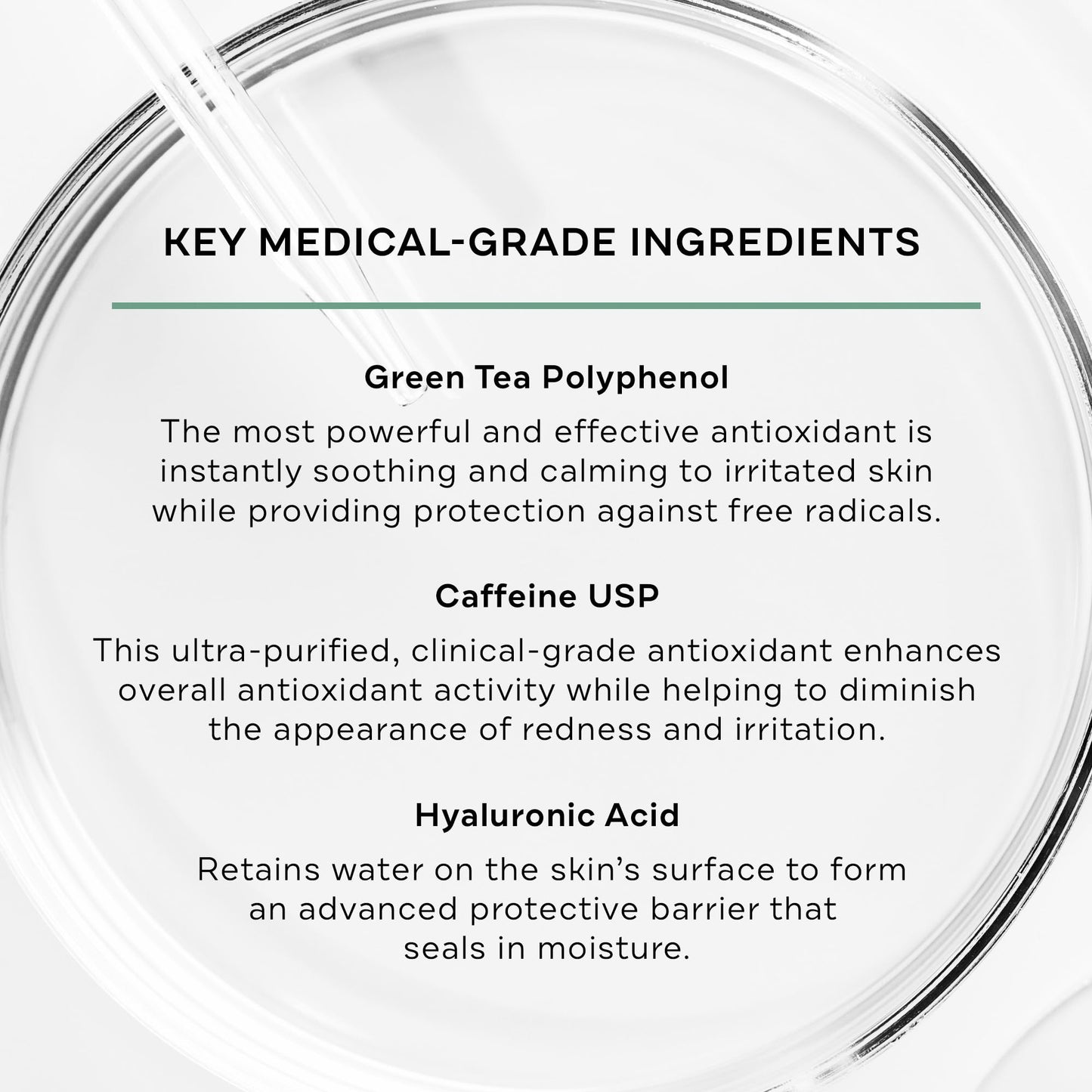 Replenix Medical-Grade Caffeine Fortified Calming Serum with Hyaluronic Acid for Sensitive Skin | 1 Fl. Oz