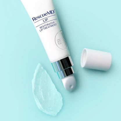 RescueMD Restorative Lip Treatment | Peptide-Powered Hydration & Arnica Repair (12mL)