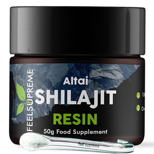 Altai Shilajit Resin 50g – 85% Fulvic Acid, Lab Tested