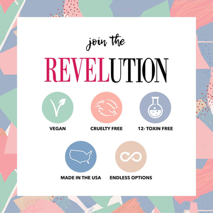 Revel Nail Dip Powder Starter Kit — 4-Color French Manicure Set with Base Coat, Activator, Finish Gel & Gel Thinner | Made in USA