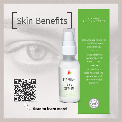 Reviva Labs Firming Eye Serum with Alpha Lipoic Acid, Vitamin C Ester & DMAE – 1 fl oz