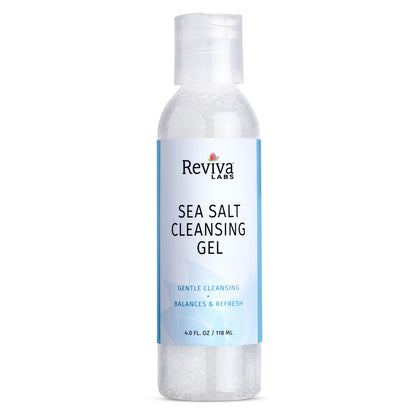 Reviva Labs Sea Salt Face Wash – Gentle Daily Cleanser for All Skin Types (4 fl oz)