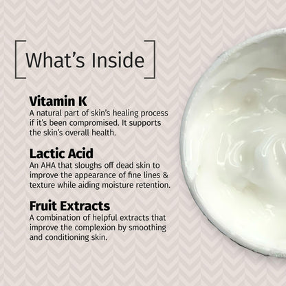 Reviva Labs Vitamin K Creme for Bruising, Dark Circles & Wrinkles – Soybean Oil & Natural Fruit Extracts, 2 oz