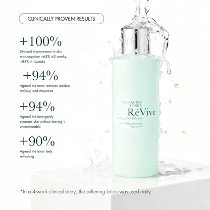RéVive Balancing Face Toner – Soothing Makeup Remover & Gentle Exfoliant (6 fl oz)
