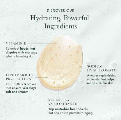RéVive Foaming Facial Cleanser – Hydrating Vitamin E Face Wash for Barrier Protection (4.2 oz)