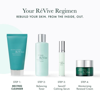 RéVive Melting Face Cleanser – Gel-to-Oil Makeup Remover with Olive, Macadamia & Jojoba Oil (100ml)