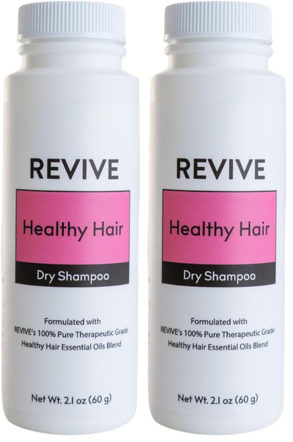 REVIVEEO Dry Shampoo Powder – Rosemary Scent, Absorbs Oil, No Residue (Pack of 2)