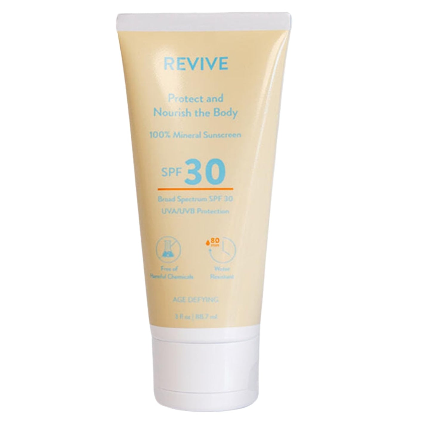 REVIVEEO Skin Health Sunscreen SPF 30 – Mineral, Hydrating, Face & Body