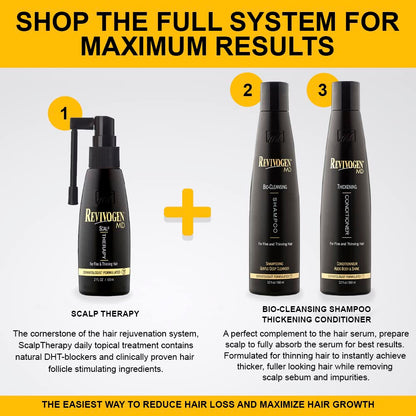 Revivogen MD Bio-Cleansing Shampoo & Thickening Conditioner for Thinning Hair
