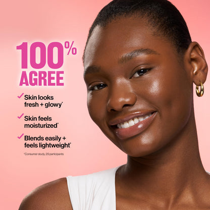 Revlon Glimmer Tinted Moisturizer Stick — Lightweight, Hydrating Glow Foundation (100) | 0.31 oz