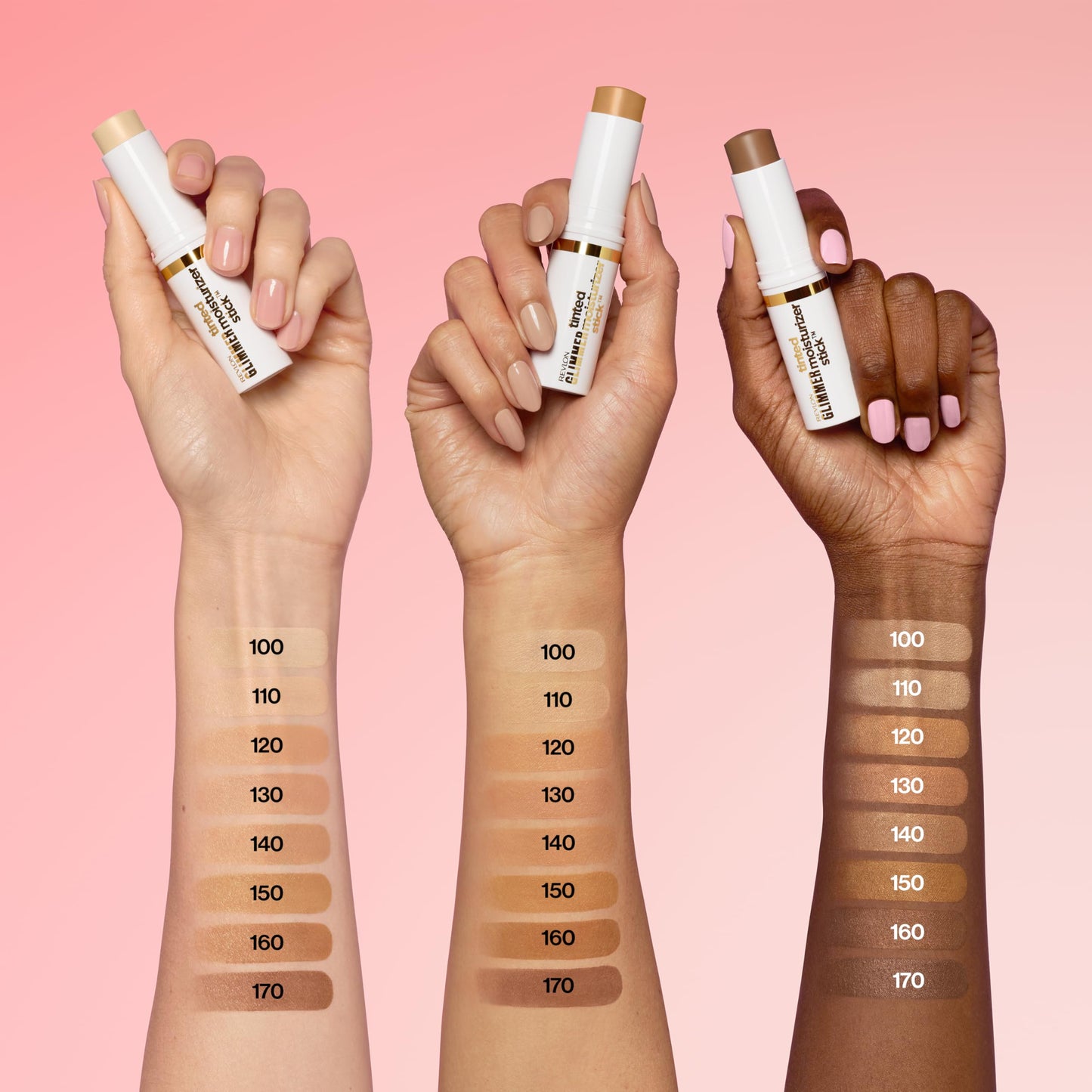 Revlon Glimmer Tinted Moisturizer Stick — Lightweight, Hydrating Glow Foundation (100) | 0.31 oz