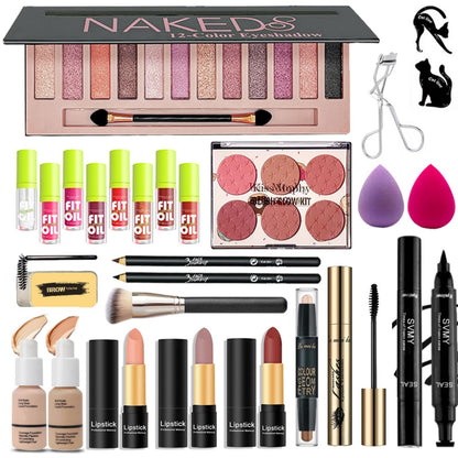 RevoNext 28-Piece All-in-One Makeup Kit – Beginner Friendly Set for Women
