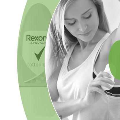 Rexona Women Cotton Dry Roll-On — Ultra-Dry Protection with Motionsense