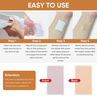 Tattoo Cover Up Tape - Invisible Waterproof & Breathable Concealer for Tattoos, Scars, Birthmarks | Richie House